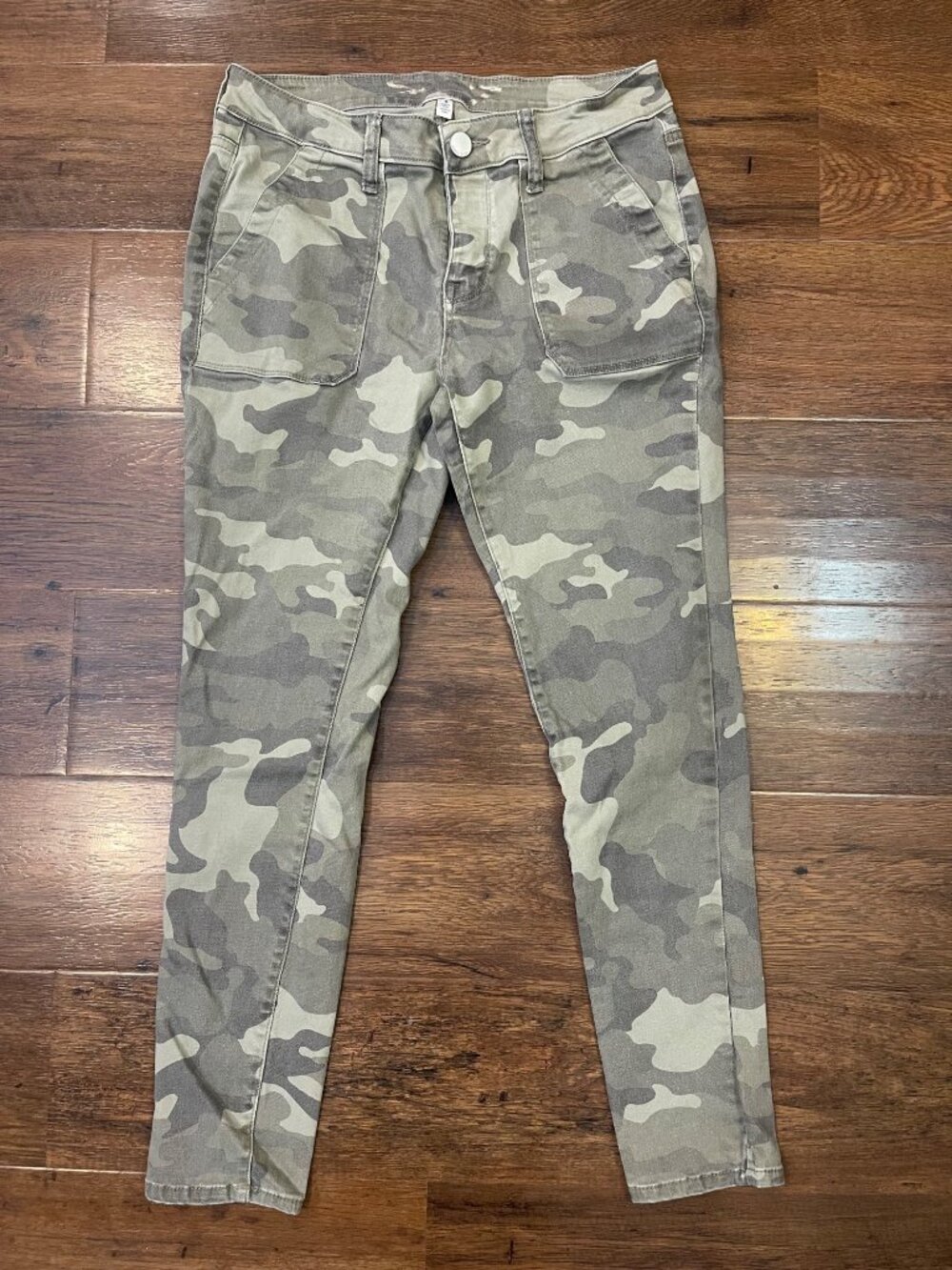 Seven7 Utility Ankle Skinny Jeans Camo Sz 6